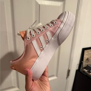 Adidas Nizza Platform sneakers Acid Orange